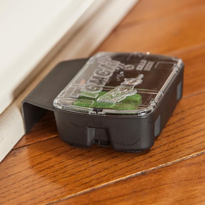 Tomcat Mouse Bait Stations, 6 Packages Each with 2 Pre-Filled Stations | Tomcat Mouse Killer, Child & Dog Resistant, Disposable Station - Indoor and Outdoor Bait Station with Clear Monitoring Lid