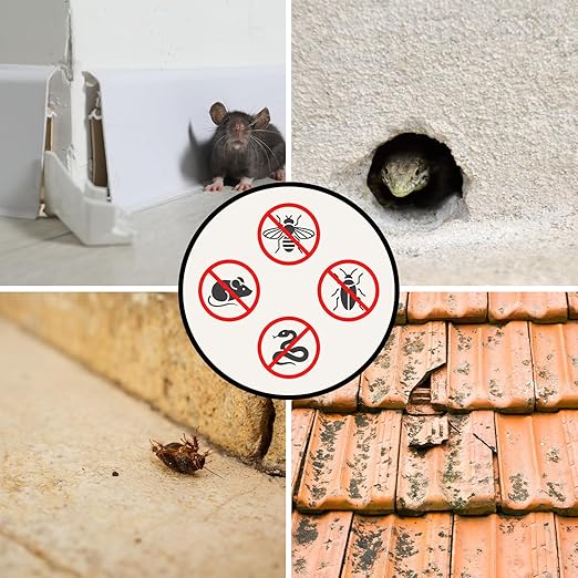 Steel Wool for Mice Control Mesh Rodent Control Kit 1 Pack Rustproof Mesh Roll and 0000 Steel Wool Mouse Hole Filler with Gloves, Scissors for House Garden Home Garage(5in X 29.5ft)