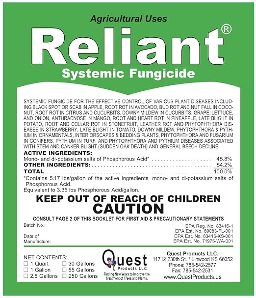 Quest Reliant Systemic Fungicide 32oz/1 Quart