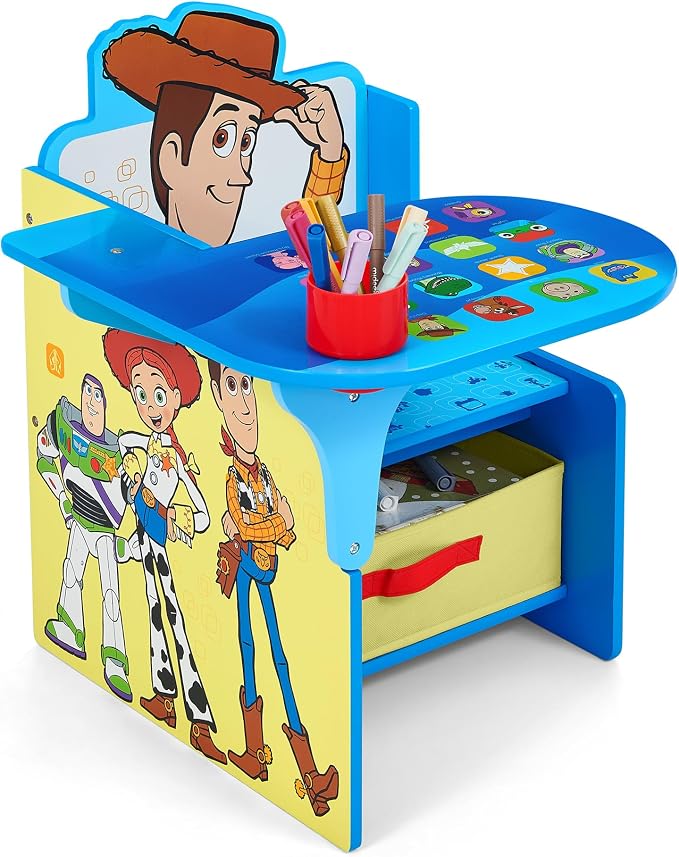 Delta Children Chair Desk with Storage Bin, Toy Story 5