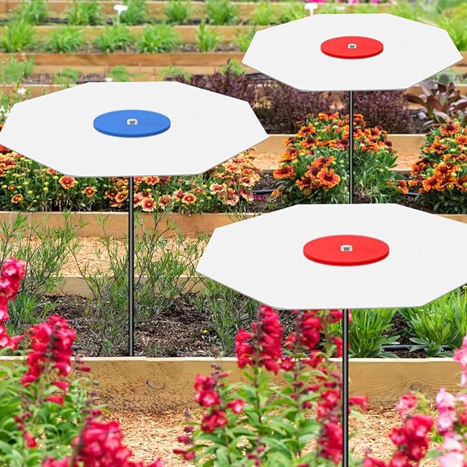 3 Pack Plants Shade Cover for Outdoor Plants, 65% Sunblock Shade Cloth Outdoor, Garden Shade Disk Umbrella, Sun Shade for Plants, Prefect for Your Garden, Potted Plant, Live Plant Outdoor(P0409)