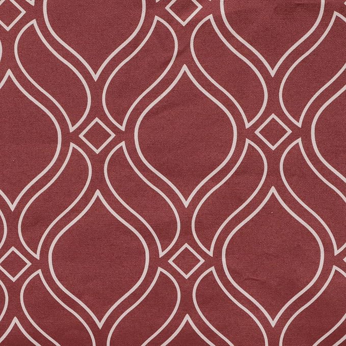 AAAAAcessories Outdoor Seat Cushions for Chairs, Waterproof, Fade-Resistant, 20" x 20" x 3", Patio Furniture Replacement Cushions, Set of 2, Clay Red Vine Trellis
