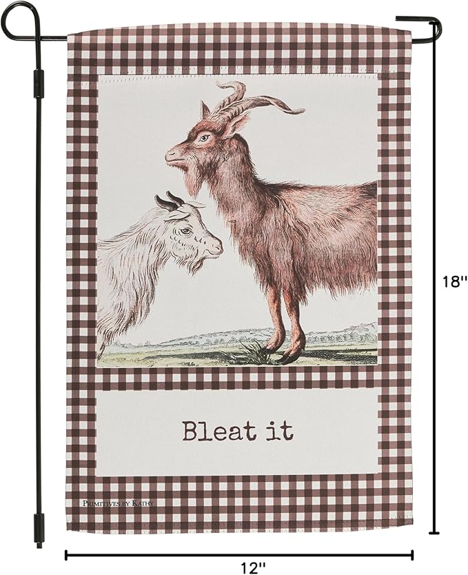 Primitives by Kathy Decorative Double-Sided Garden Flag - Bleat It