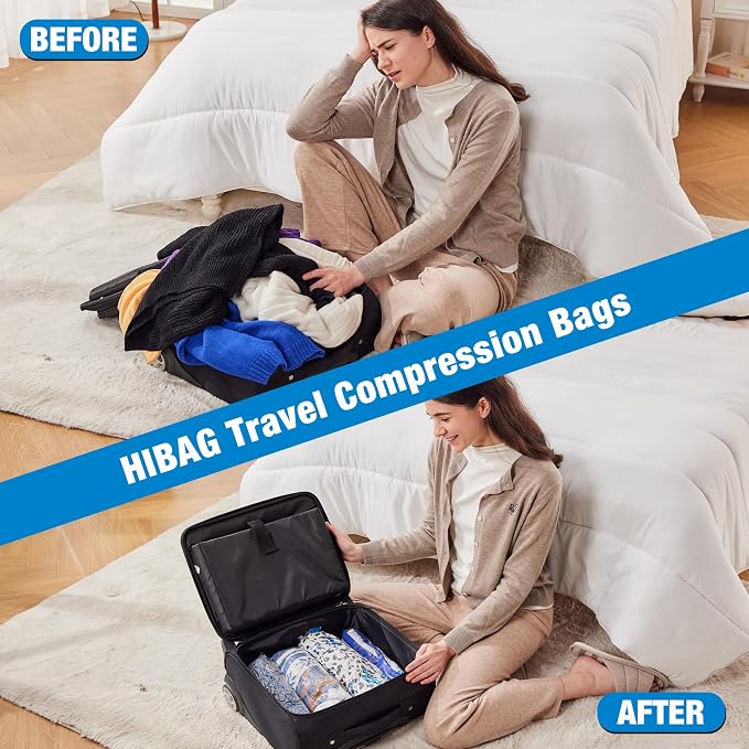 30 Combo Vacuum Storage Bags, Vacuum Seal Bags for Clothing and Bedding