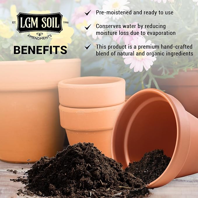 Soil All-Purpose Potting Soil Mix - Organic Houseplant Soil - Natural Potting Mix for Indoor & Outdoor Plants - Potting Soil for Gardening - Ideal for Rooting Cuts & Germinating Seeds (0.5 Cu Ft)