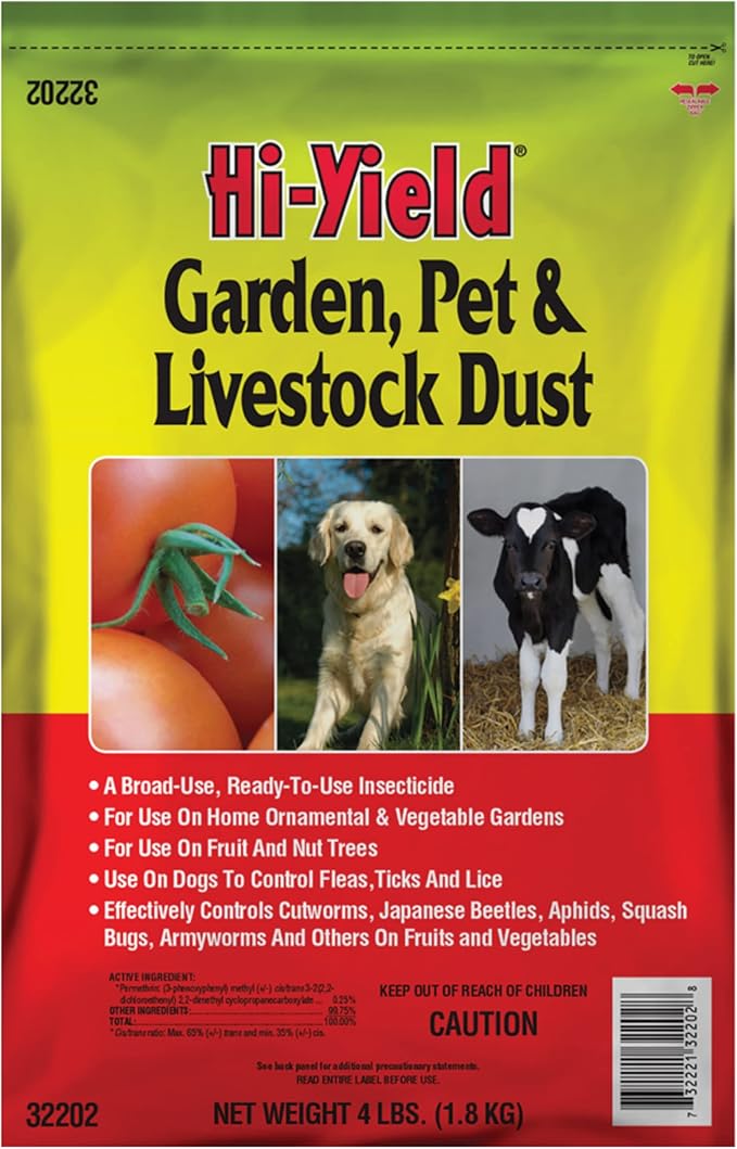 Hi-Yield (32202) Garden, Pet and Livestock Dust (4 lbs.)