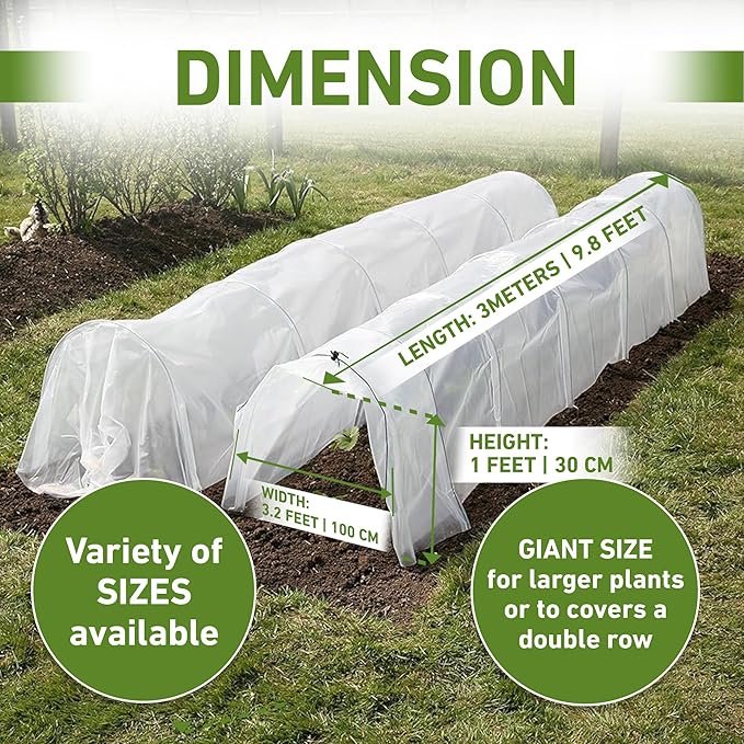 Tierra Garden 50-5000 Haxnicks Easy Poly Tunnel Garden Cloche, Giant