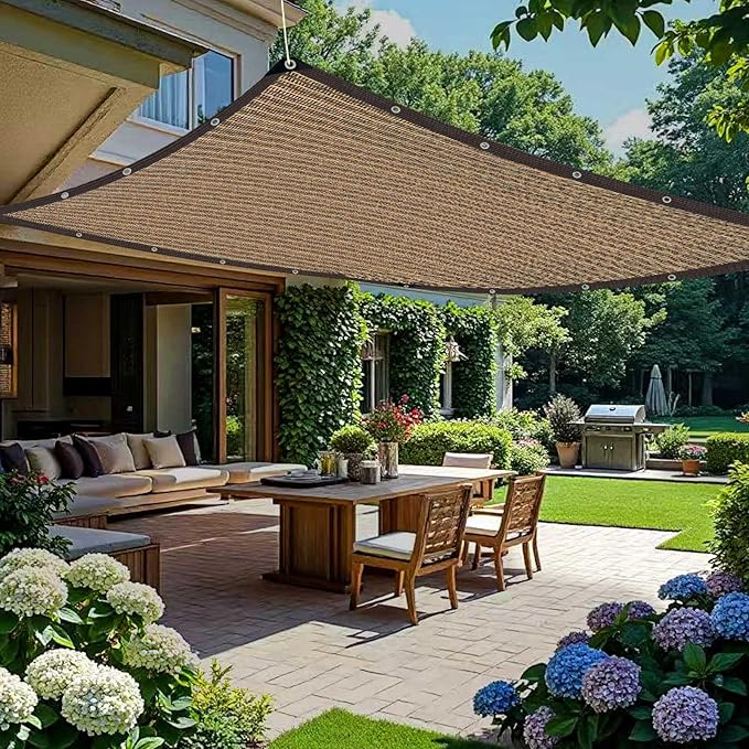 80% Garden Shade Cloth Sun Shade Fabric – UV Resistant Durable Sunblock Netting for Plants, Outdoor Patio, and Greenhouse Coverage