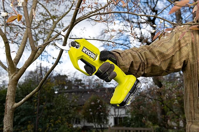 Ryobi RY18SCA-0 18V ONE+ Cordless Secateurs (Bare Tool), Black