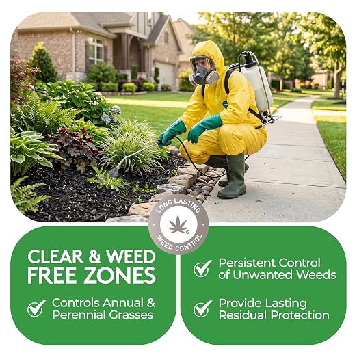 Alligare Diuron 4L Herbicide - Pre- and Post-Emergent Weed Killer for Annual & Perennial Grasses - Effective Herbicide Weed Killer on Crabgrass, Foxtail, Ryegrass - Easy Application - 2.5 Gallons
