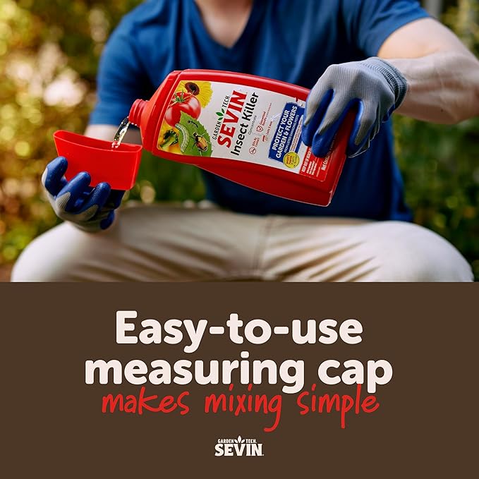 Sevin 100547213 Insect Killer Concentrate 32 oz, White Label