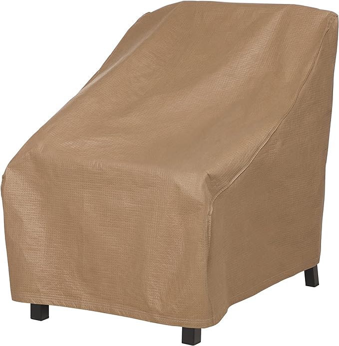 DUCKCOVERS Essential Water-Resistant 40 Inch Patio Lounge Chair Cover, Patio Furniture Covers