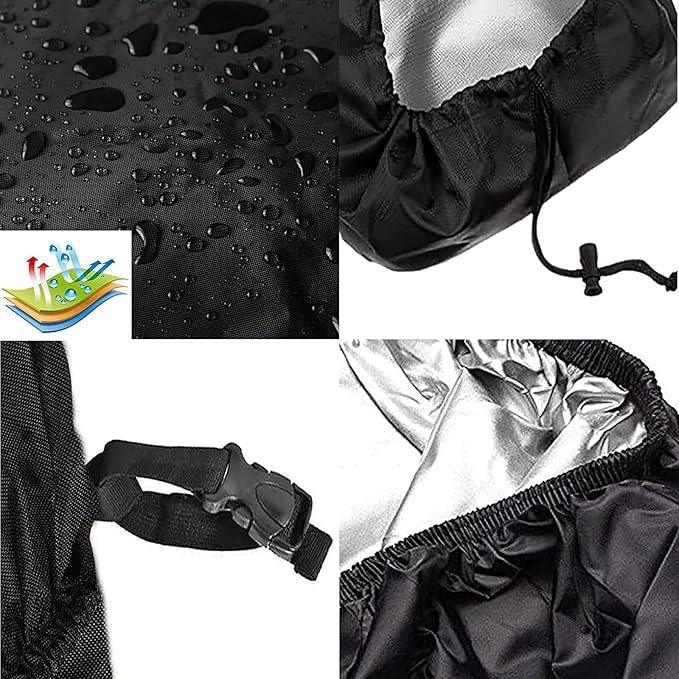 Table Cover,51"(L) x 29"(W) x 28"(H),Outdoor Lawn Waterproof Garden Furniture Cover,Durable Windproof, Fits Rectangle Patio Table