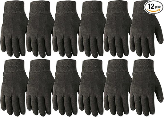 Wells Lamont Versatile Work Gloves Lightweight, Durable, Comfortable Jersey Basic, 12-Pair Bulk Pack, X-Large (506XLZ)