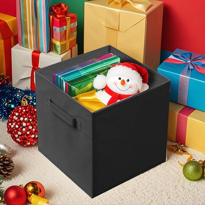 ShellKingdom Storage Bins, Foldable Fabric Storage Cubes And Cloth Storage