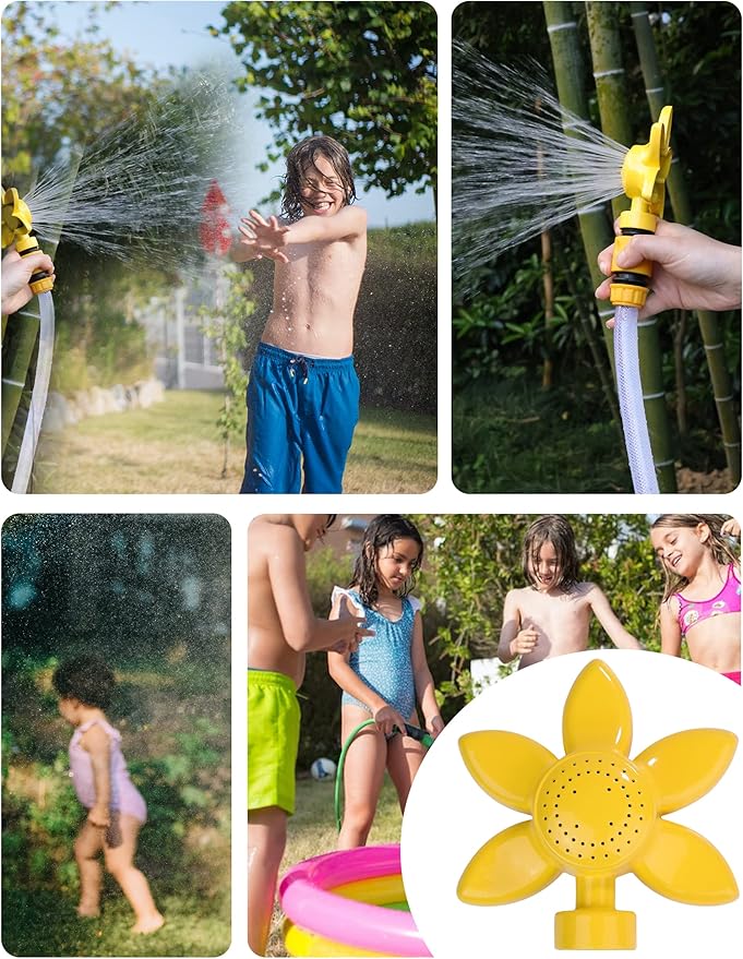 Garden Sprinklers for Small Areas Spot Sprinkler Flower Design Circular Metal Sprinkler Plant Watering Sprinkler Head with Gentle Water Flow for Kids and Lawn