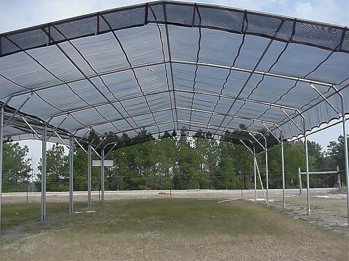 Agfabric 40% Shade Cloth 10X 20ft Sun Shade Fabric Sunblock Shade Cloth Cover with Clips for Plants, Black