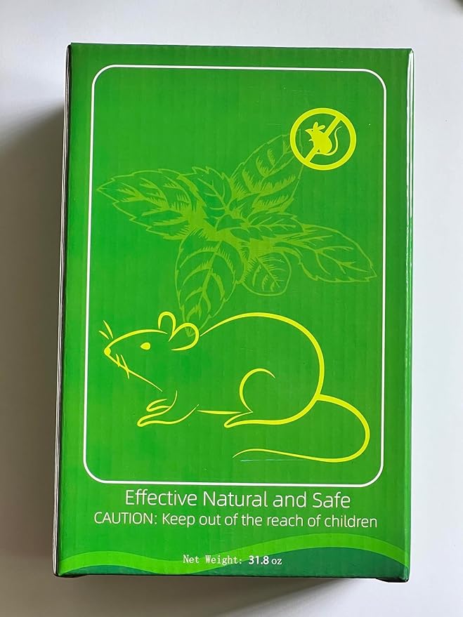 Skunk Repellent for Yard, 36 Pack Powerful Peppermint Keep Rodent, Mice, Skunk, Raccoon Away House Home Attic Kitchen Car Engines, Long-Lasting Protection and Safe Family