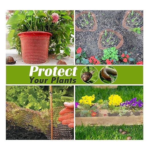 Copper Mesh Rodent Control 6" x 50 ft Copper Wool for Slugs Mice Pest Snail Bird Control Copper Wire for Weep Hole Covers Rodent Mesh