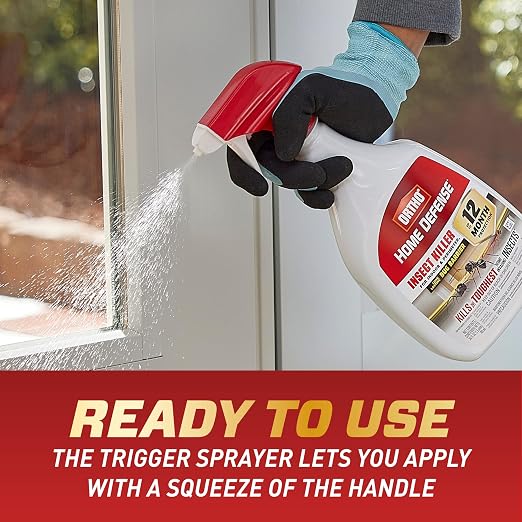 Ortho Home Defense Insect Killer for Indoor & Perimeter2, 24 oz. (2-Pack) | Ready-To-Use Bug Killer, Kills Ants, Roaches and Spiders, Use in Kitchens, Bathrooms and Home Perimeter