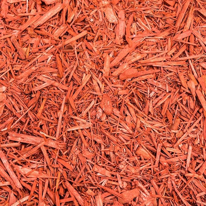 GARDENWISE Premium Red Wood Mulch for Indoor, Patio, Potting Media, Gardens, Lawns, and Landscaping (1.0 CF - 37 L - 39 QTS)