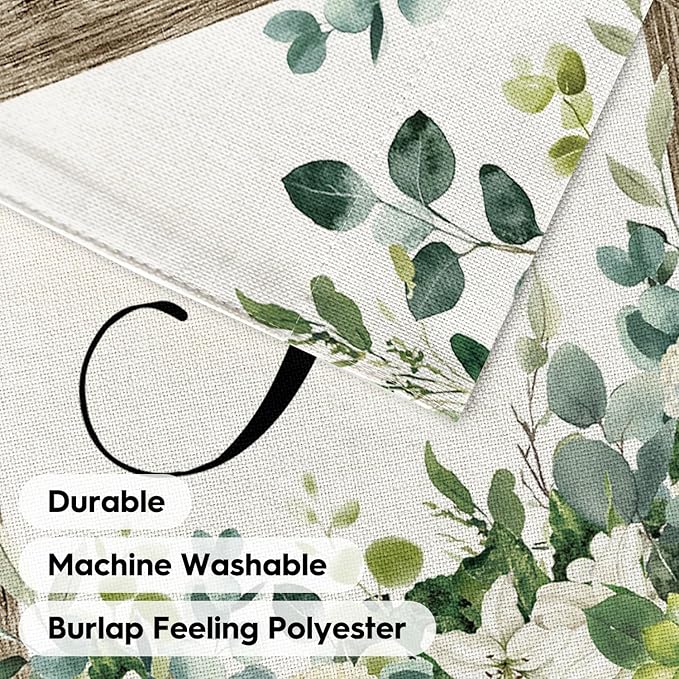 AVOIN colorlife Initial Letter P Monogram Garden Flag 12x18 Inch Double Sided Outside, Spring Floral Family Last Name Yard Decoration