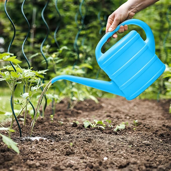 Watering Can - for Indoor Plant Garden - 1/3 Gallon - Blue