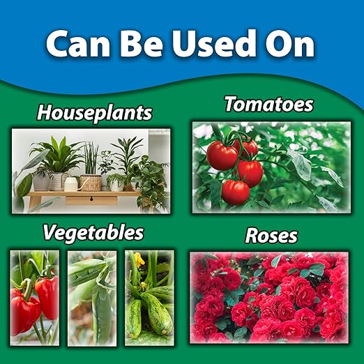 Monterey Houseplant Disease Control RTU, Organic Indoor & Outdoor Plant Spray, Controls Fungal & Bacterial Diseases, Bundled with Garden Measure Spoon - 16 fl oz