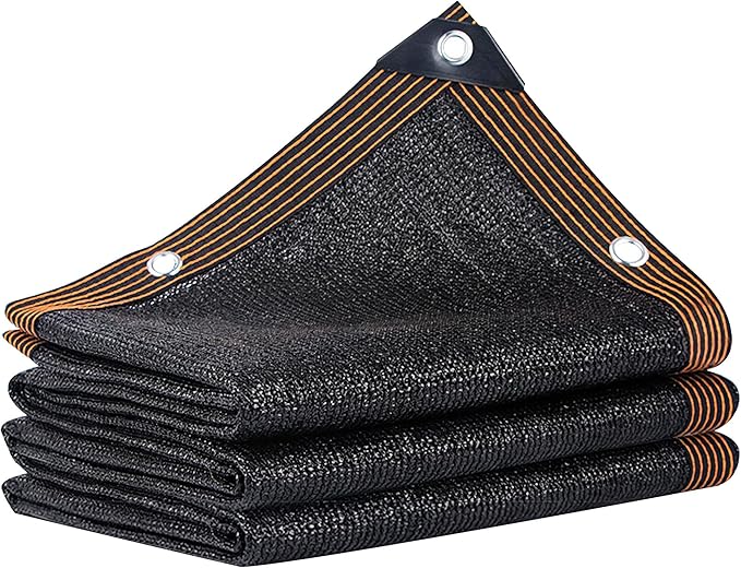 winemana 70% Shade Cloth for Garden- 4x12 FT Breathable Mesh Tarp for Vegetables & Plants, Outdoor Patio Sun Shade with Grommets - Chicken Coop, Dog Kennel Cover