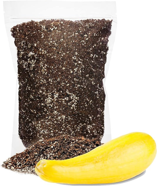GARDENERA Premium Organic Potting Soil for Squashes - (2 Quart Bag)