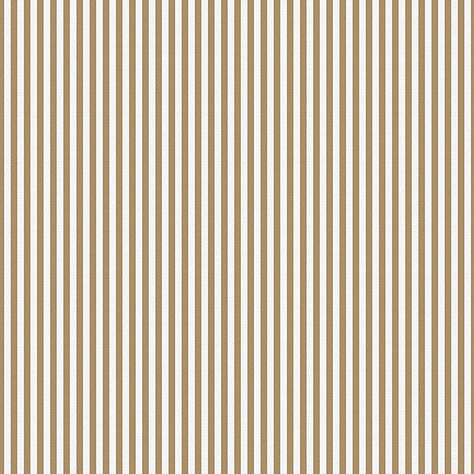 LVTXIII Outdoor Seat Cushions Seasonal Replacement Chair Cushions, Patio Chair Pads with Ties for Dining Chairs and Garden Furniture, (Square Back, 18.5"x16"x2", 4 Pack, Strip Beige)