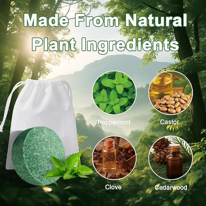 28-Pack Mouse Repellent, Long-Lasting Rodent Protection for Indoor and Outdoor Spaces, Safe for Kitchens, Gardens, RVs, and Family Areas