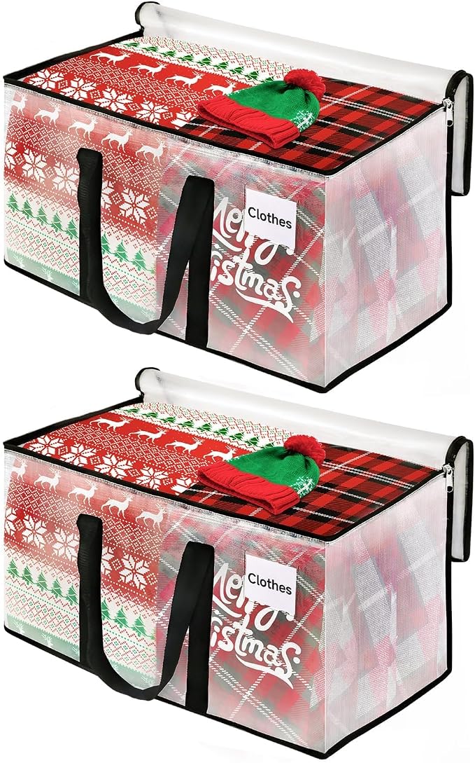 BlissTotes Moving Bags, 76L 2-Pack Storage Bags, Moving Boxes