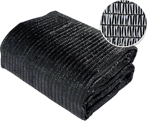 Agfabric 30% Sun-Block Shade Cloth 6x8ft Net Mesh Shade with Clips for Garden Patio&Plants, Black