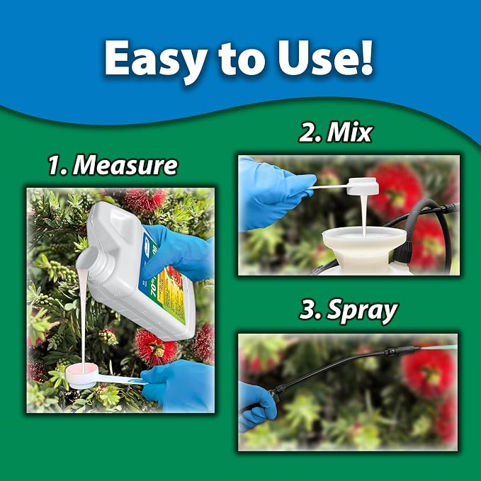 Monterey 70% Neem Oil Fungicide/Insecticide/Miticide, 16 Fl Oz
