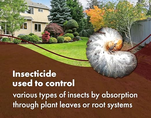 Pro Grub Control – 32oz - Concentrated Imidacloprid (21.4%) Insecticide for Trees, Shrubs & Landscape Ornamentals – Controls Aphids, Japanese Beetles, Weevils, Grub Larvae & More