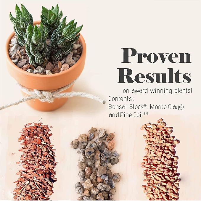 Bonsai Jack Succulent, Cactus and Bonsai Soil - Jacks Gritty Mix - 3 Gallons – Fast Draining – Fight Root Rot – Optimized pH