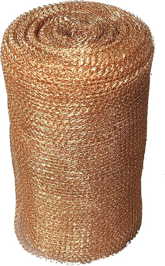 AWF PRO 4" x 20' Copper Mesh for Pest, Mice and Rodent Control, Pack of 3 – Rust and Bacteria Resistant, Perfect for Homes, Gardens and Decor