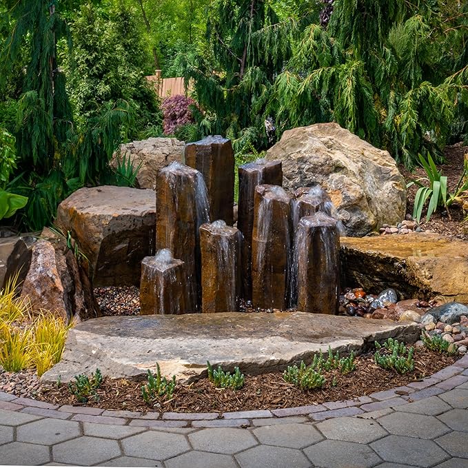 Aquascape Faux Basalt Column Fountain, 18 inch, 78361