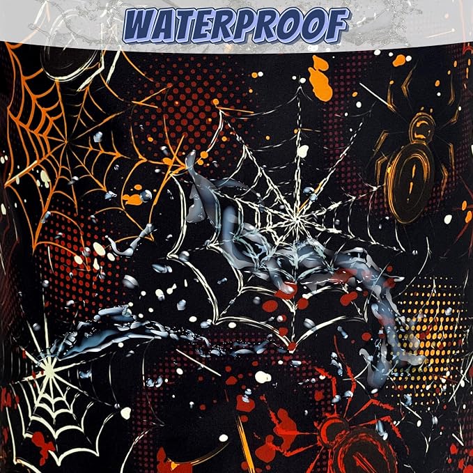 Spider Web Laundry Basket Oxford Cloth Foldable Hamper 18.9x16.5 Inch | Halloween With Handle Large-Capacity Tote Bag Laundry Hamper Clothes Storage Bucket Toy Organizer ForBathroom,Laundry,Bedroom