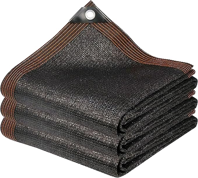 winemana 90% Shade Cloth for Garden- 5x6 FT Breathable Mesh Tarp for Vegetables & Plants, Outdoor Patio Sun Shade with Grommets - Chicken Coop, Dog Kennel Cover