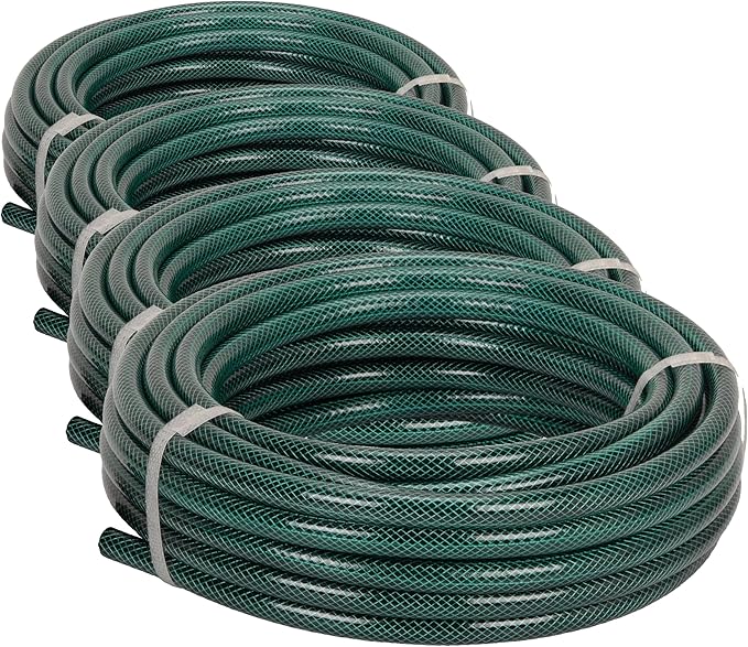 Eden 94051 Rubber Garden Hose 1/2 in. x 50 ft, DIY Hose Set (Pack of 4)
