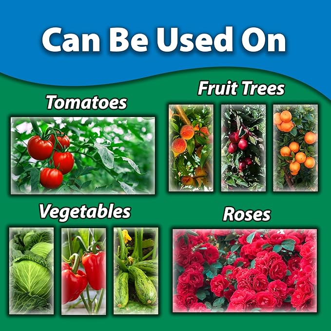 Monterey Horticultural Oil - Organic Gardening Fungicide, Insecticide, & Miticide Bundled with Measuring Spoon - Use for Aphids, Mites, Scales - 16 oz/Pint