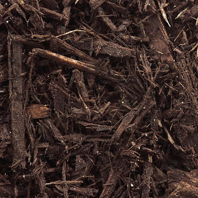 GARDENWISE Premium Brown Wood Mulch for Landscaping, Gardens, Lawns, Potting Media, and Potted Plants (2 CF - 56 L - 59 QTS)