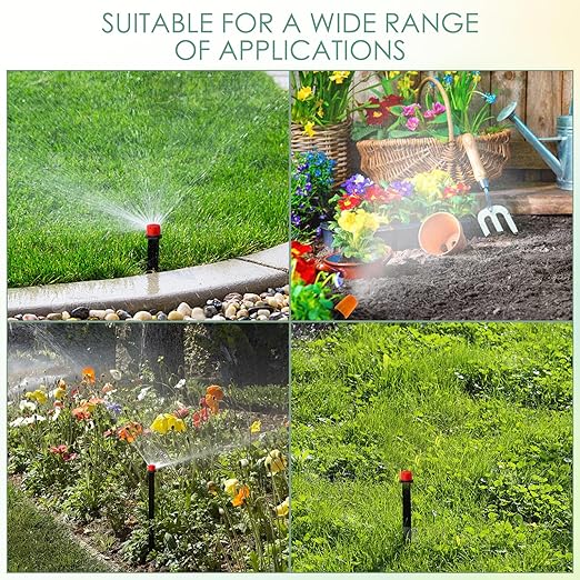 Garden Drip Irrigation System,Drip Irrigation Kit with 165FT/50M Drip Irrigation Hose DIY Saving Water Garden Watering System for Garden Greenhouse, Flower Bed, Patio,Lawn