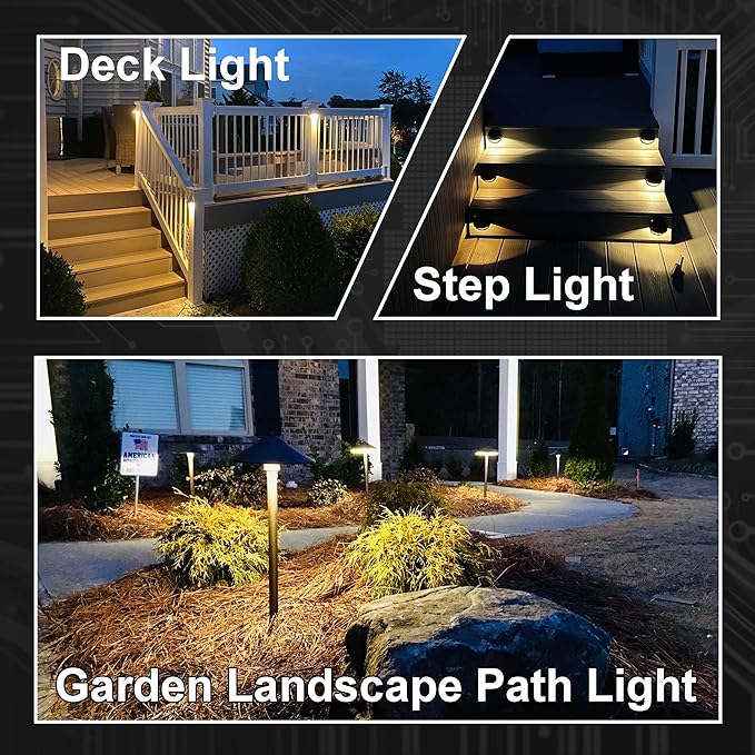 Low Voltage T5 T10 LED Bulbs 2 Watt Equivalent 11W 18W Warm White 2700K 300 Lumen AC/DC 12-24V 921 194 Wedge Base LED Bulb for Outdoor Landscape Walkway Lawn Path Step RV Camper Lights, 10 Pack