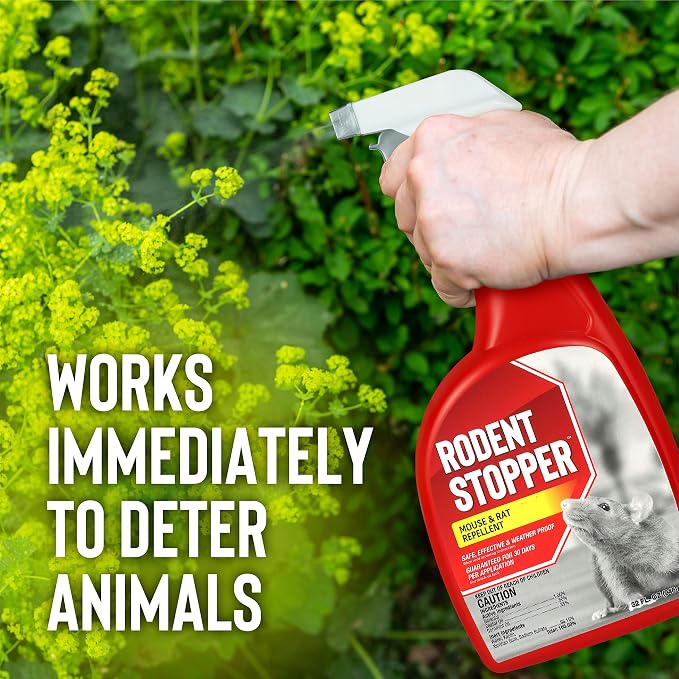 Messina Wildlife RS-U-128 Rodent Stopper with Refill, 1 Gallon, 1 gal, red