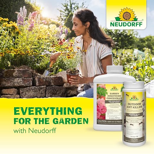 Neudorff Plant Fungicide Concentrate for Roses, Fruits & Vegetable 16 OZ | Ready-to-Use Copper Soap Fungicide Control Powdery Mildew and Other Diseases and Fungus for Organic Gardening,