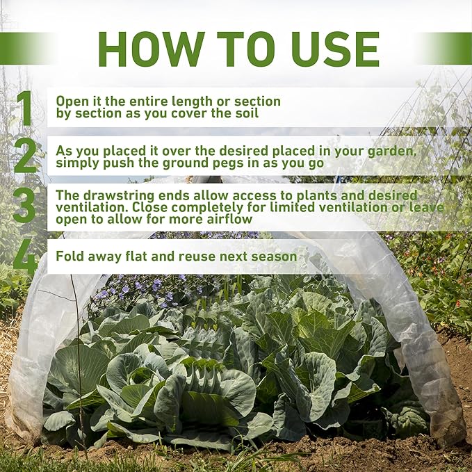 Tierra Garden 50-5000 Haxnicks Easy Poly Tunnel Garden Cloche, Giant