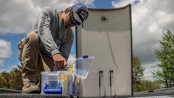 Flambeau Outdoors Super Half Satchel Soft Bait Organizer, Zerust, Clear